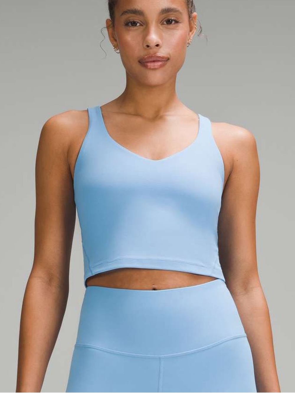 Lululemon Women’s Align Tank Top Built in shelf Bra Nulu in Aero Blue 6